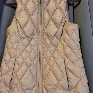 Athleta down vest. Mauve/champagne